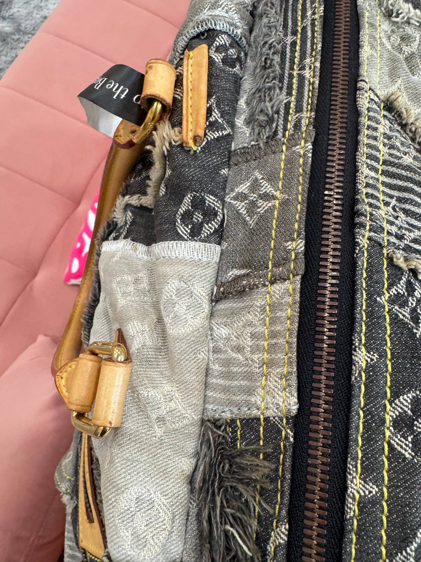 Louis Vuitton Denim Patchwork Bowling Bag (Limited Edition)