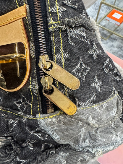 Louis Vuitton Denim Patchwork Bowling Bag (Limited Edition)