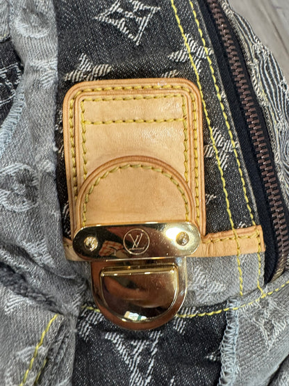 Louis Vuitton Denim Patchwork Bowling Bag (Limited Edition)