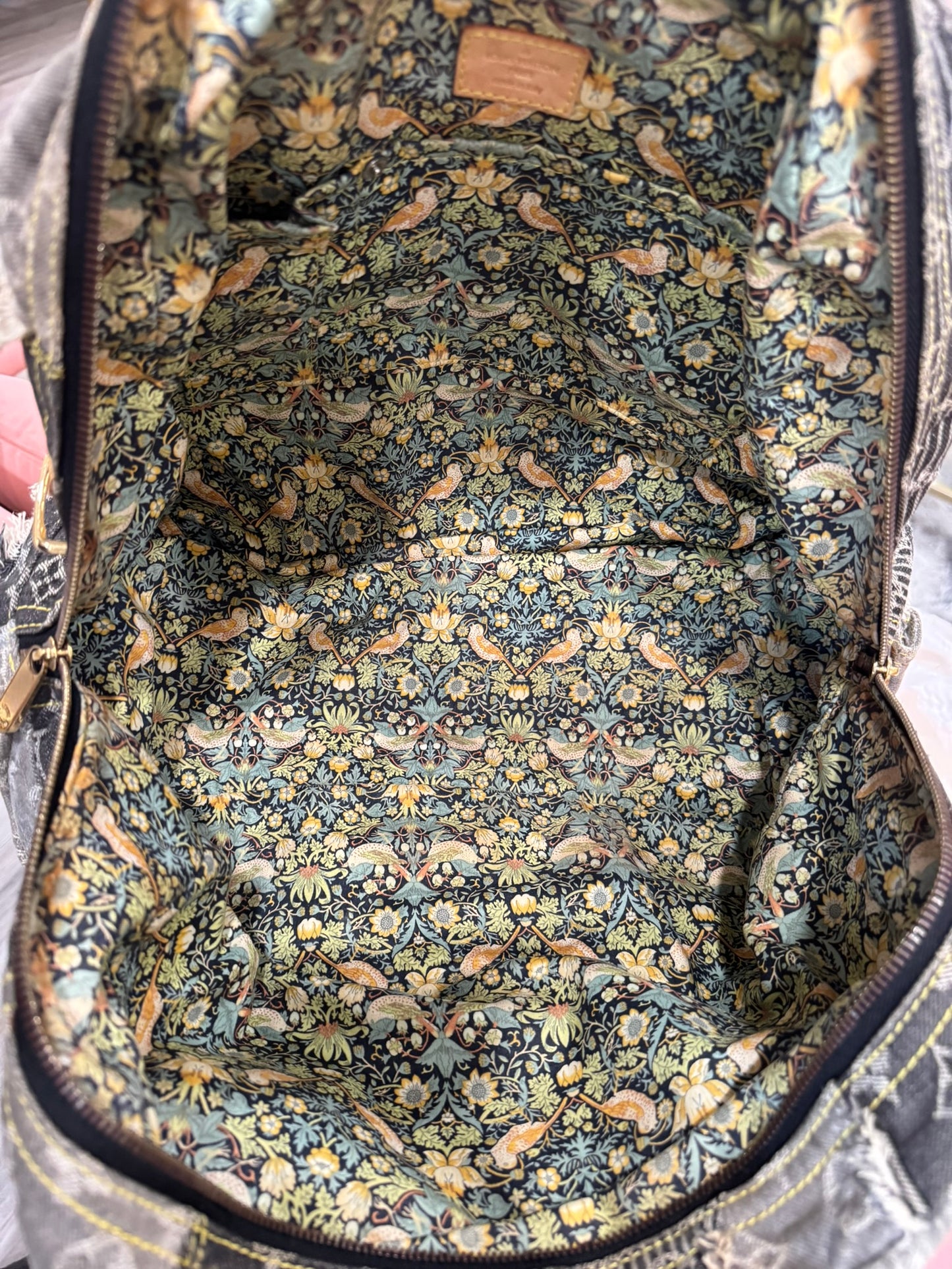 Louis Vuitton Denim Patchwork Bowling Bag (Limited Edition)