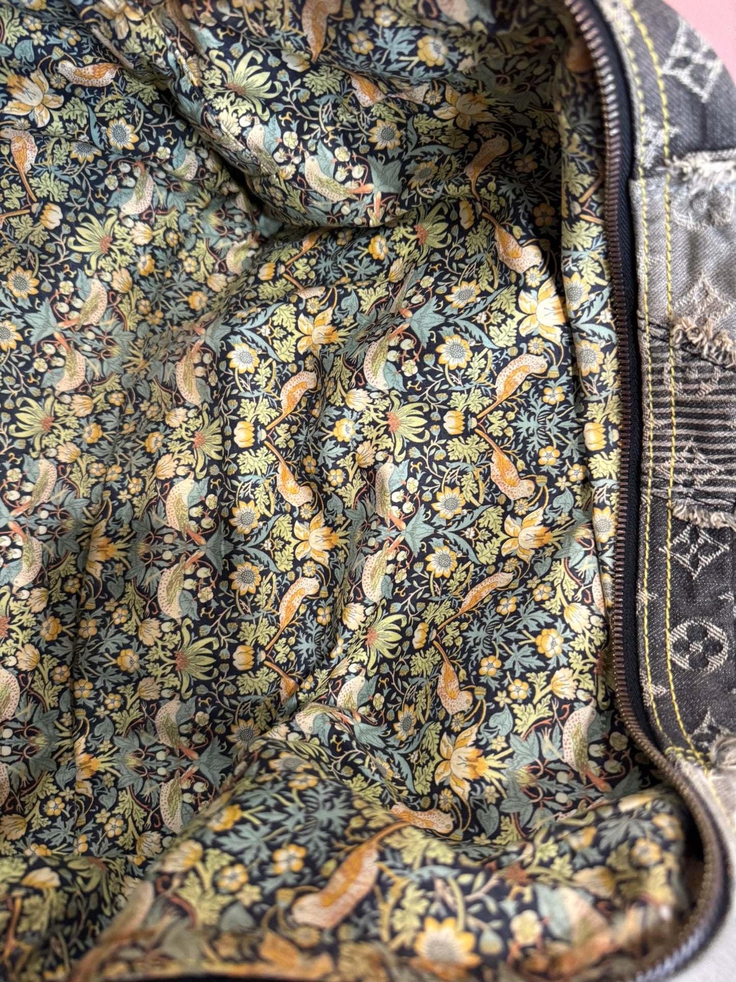 Louis Vuitton Denim Patchwork Bowling Bag (Limited Edition)