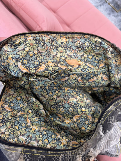 Louis Vuitton Denim Patchwork Bowling Bag (Limited Edition)