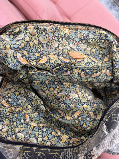 Louis Vuitton Denim Patchwork Bowling Bag (Limited Edition)