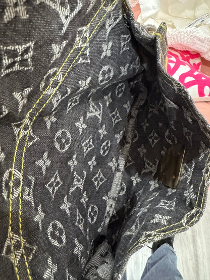 Louis Vuitton Denim Patchwork Bowling Bag (Limited Edition)