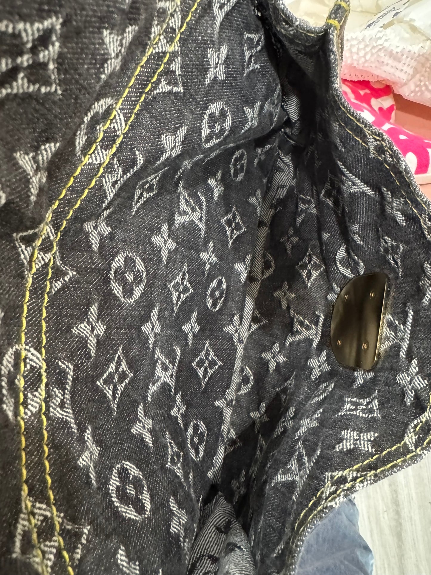 Louis Vuitton Denim Patchwork Bowling Bag (Limited Edition)