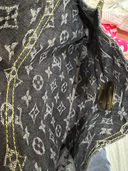 Louis Vuitton Denim Patchwork Bowling Bag (Limited Edition)