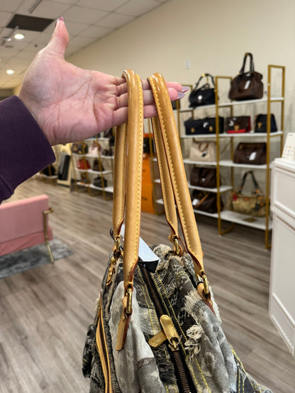 Louis Vuitton Denim Patchwork Bowling Bag (Limited Edition)