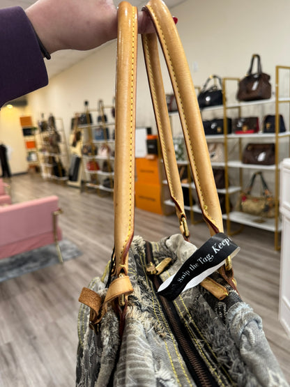 Louis Vuitton Denim Patchwork Bowling Bag (Limited Edition)