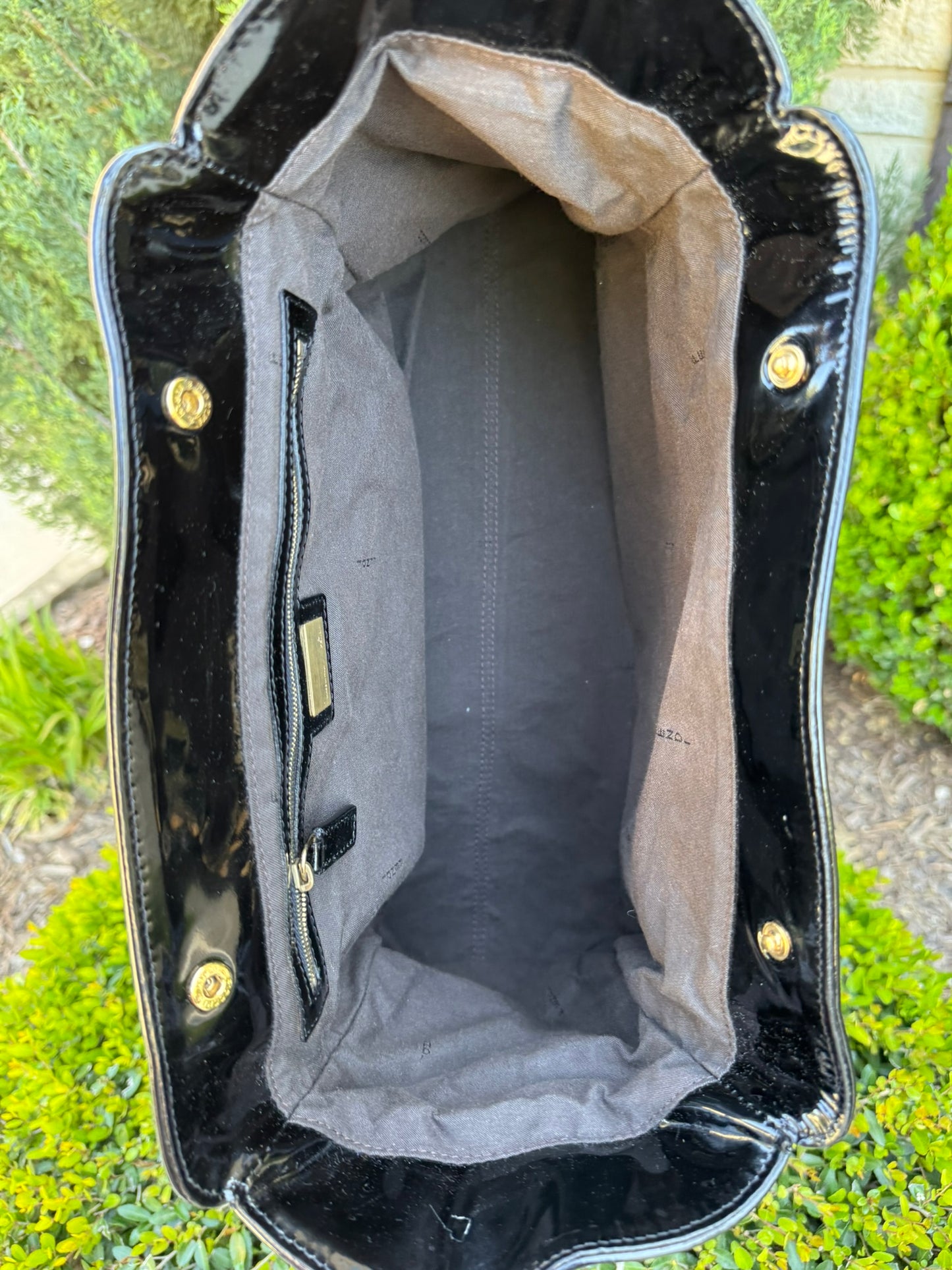 Fendi Du Jour in Black Canvas with Studded Detail