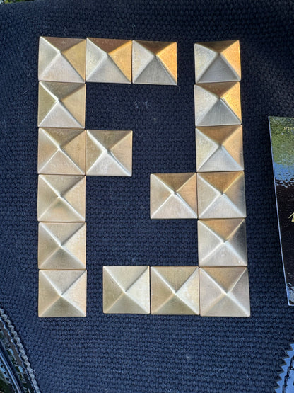 Fendi Du Jour in Black Canvas with Studded Detail