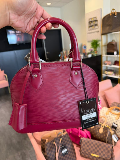 Louis Vuitton Alma BB – Epi Leather Fuchsia