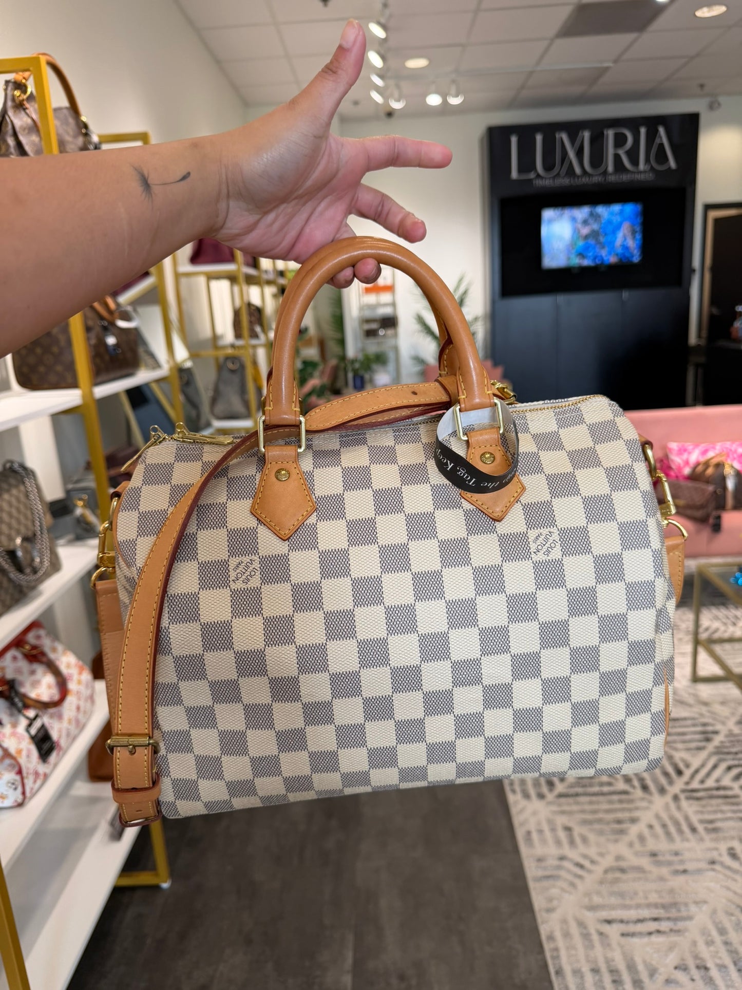 Louis Vuitton Speedy Bandoulière 35 – Damier Azur