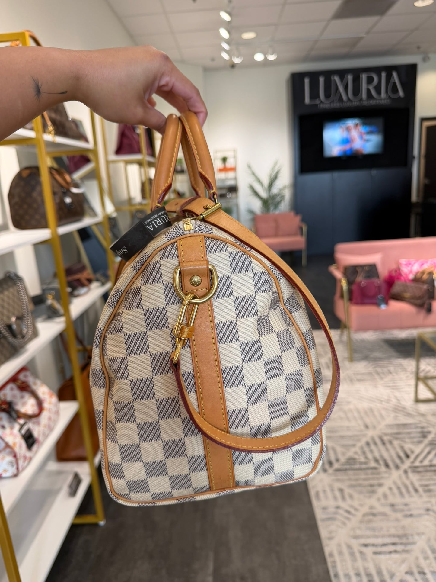 Louis Vuitton Speedy Bandoulière 35 – Damier Azur