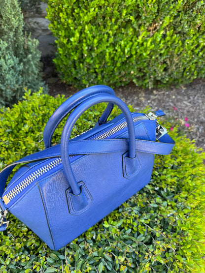 Givenchy Antigona in Blue Leather