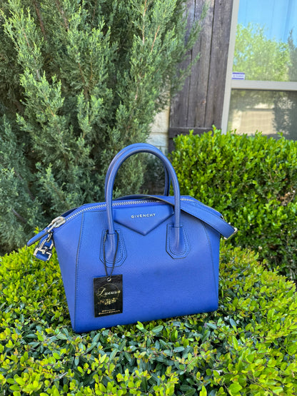 Givenchy Antigona in Blue Leather