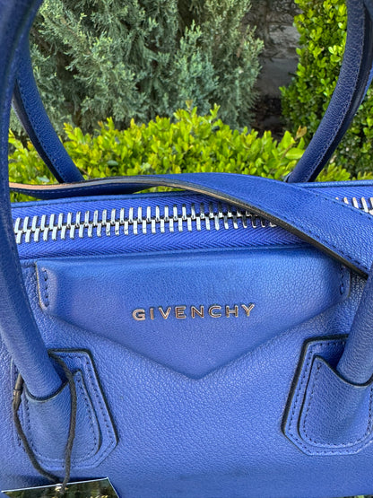 Givenchy Antigona in Blue Leather