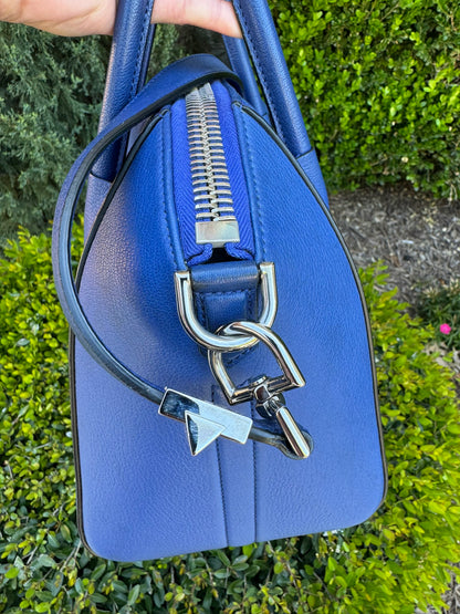 Givenchy Antigona in Blue Leather