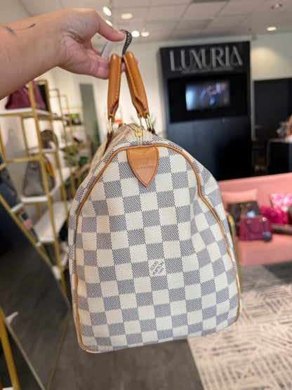 Louis Vuitton Speedy 35 – Damier Azur