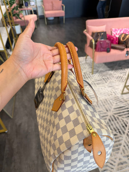 Louis Vuitton Speedy 35 – Damier Azur