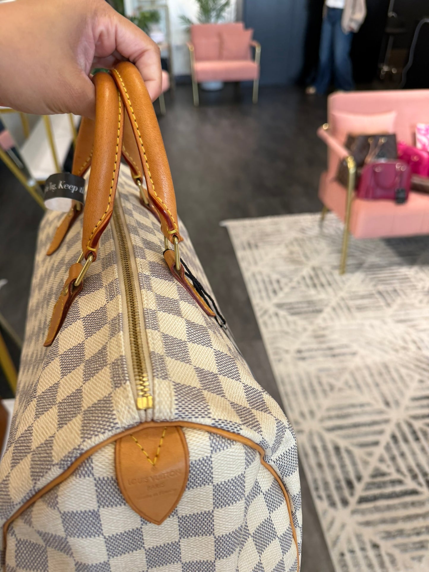 Louis Vuitton Speedy 35 – Damier Azur