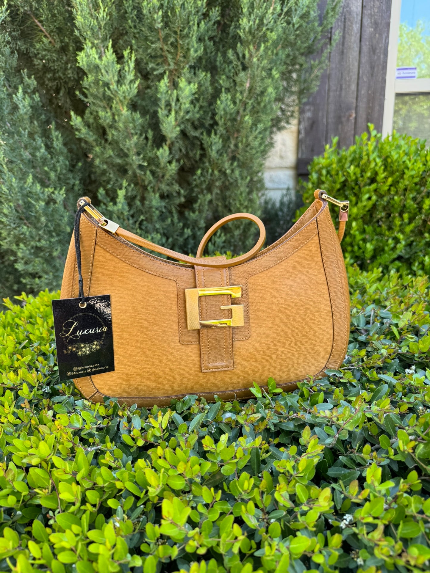 Gucci Vintage G Buckle Shoulder Bag