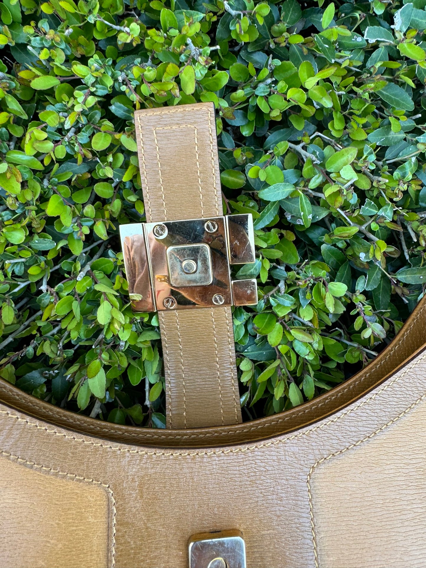 Gucci Vintage G Buckle Shoulder Bag