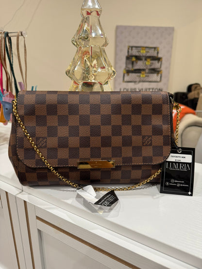 Louis Vuitton Favorite MM in Damier Ebene
