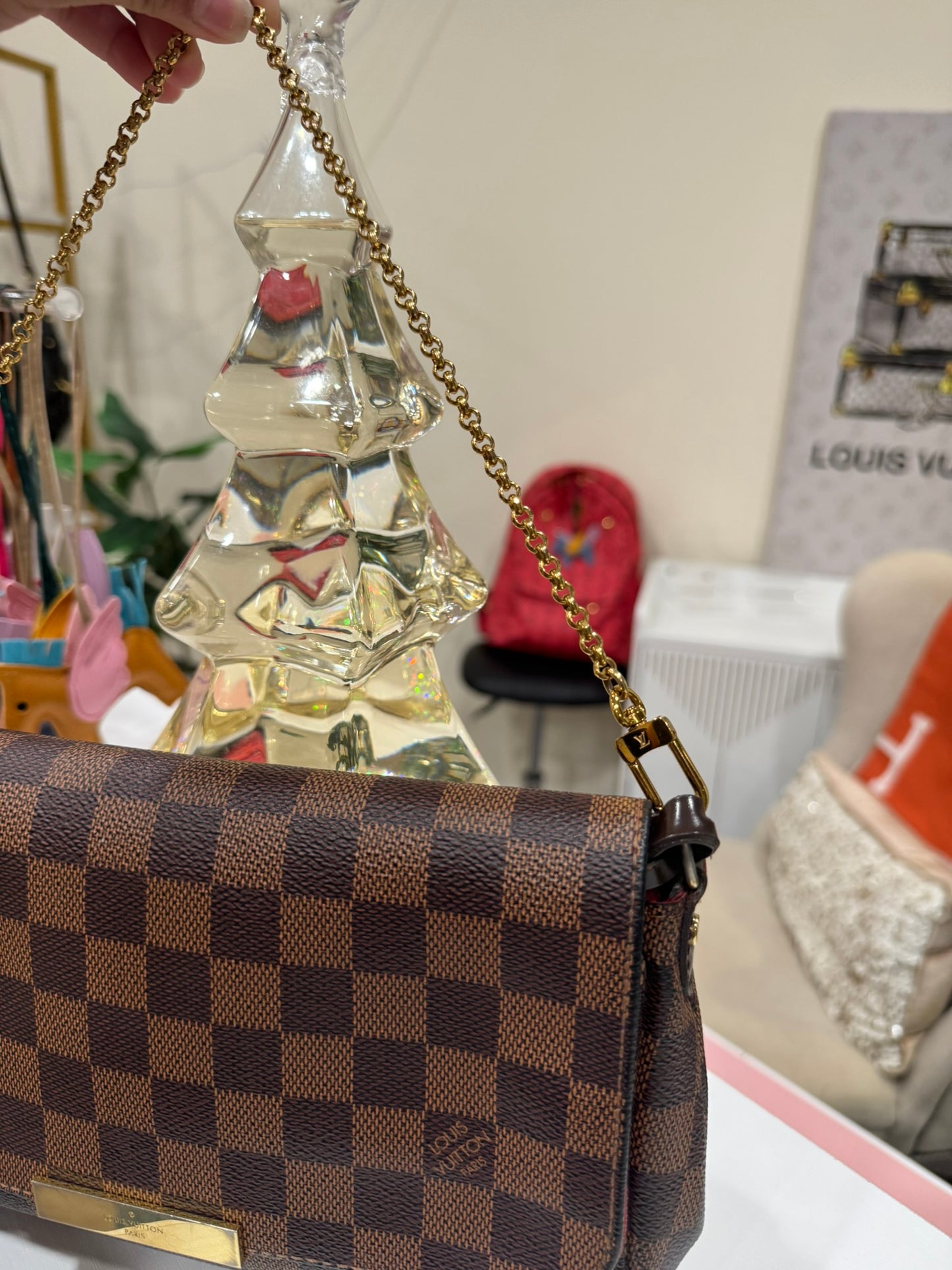 Louis Vuitton Favorite MM in Damier Ebene