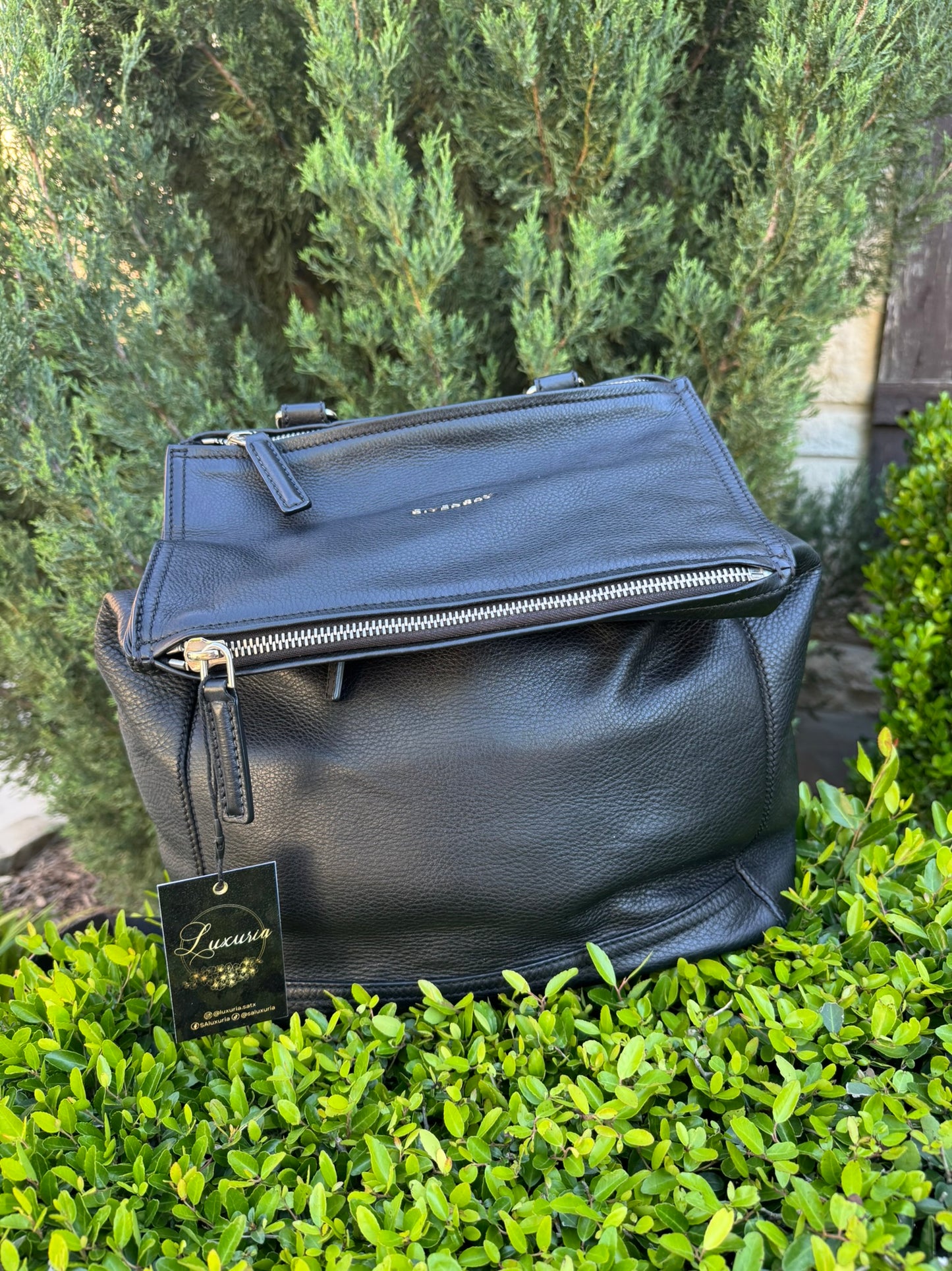 Givenchy Pandora Black Leather Backpack