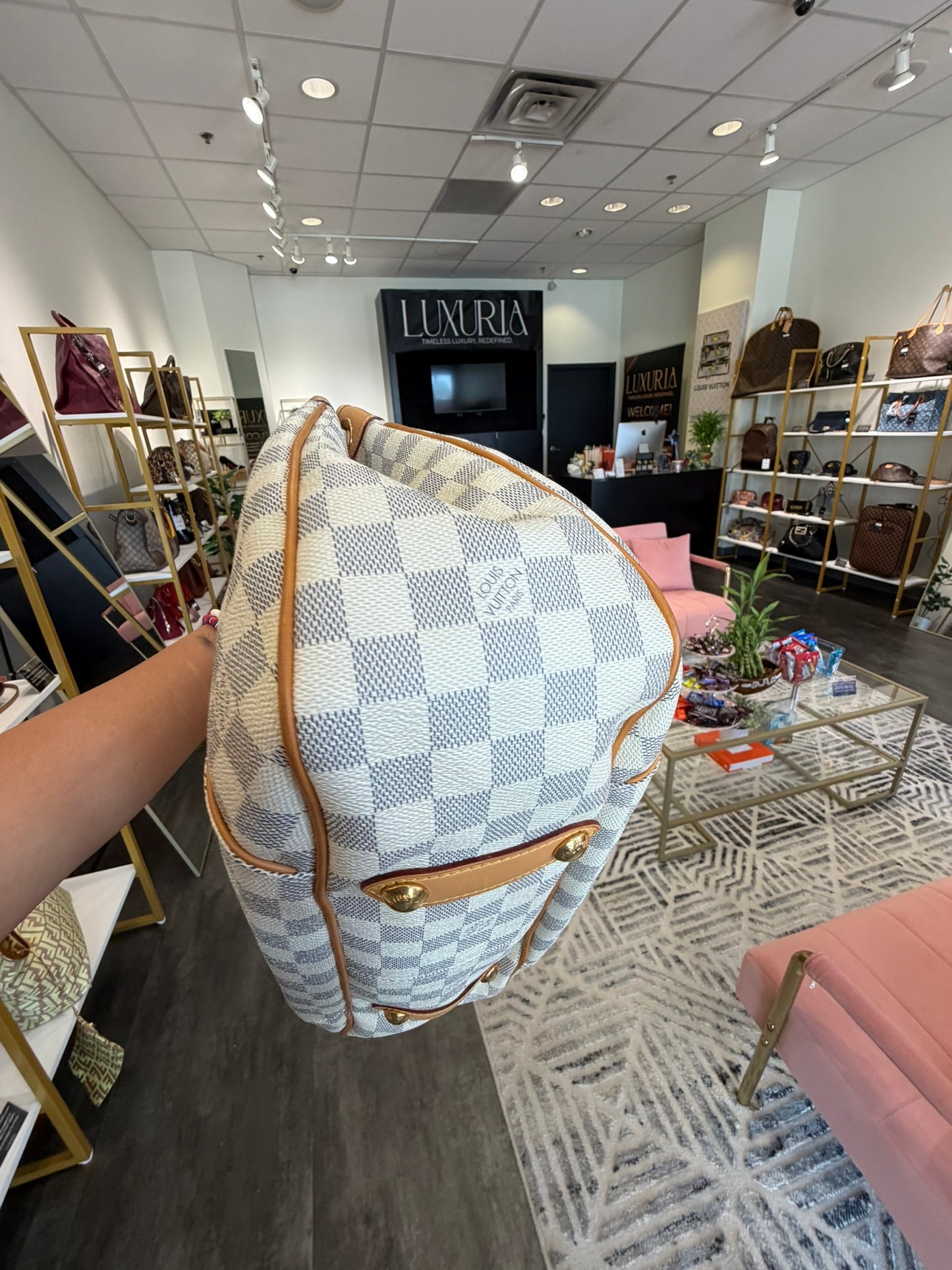 Louis Vuitton Galliera PM in Damier Azur