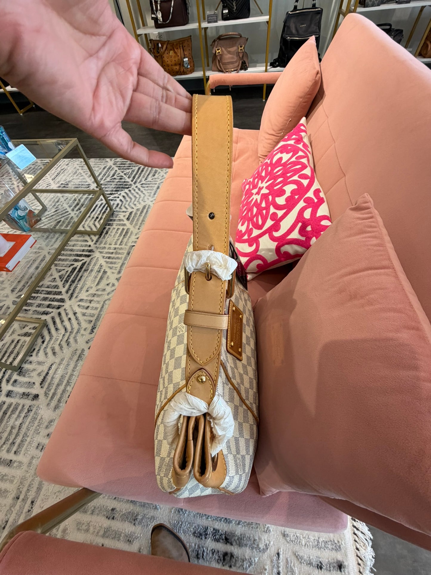 Louis Vuitton Galliera PM in Damier Azur