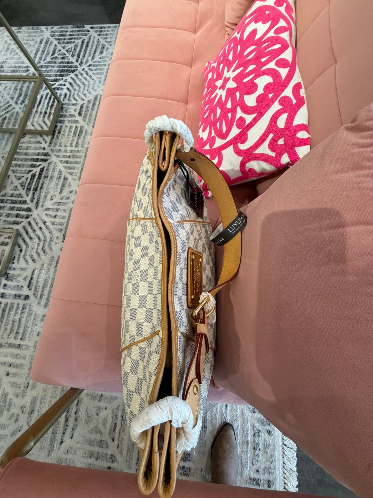 Louis Vuitton Galliera PM in Damier Azur
