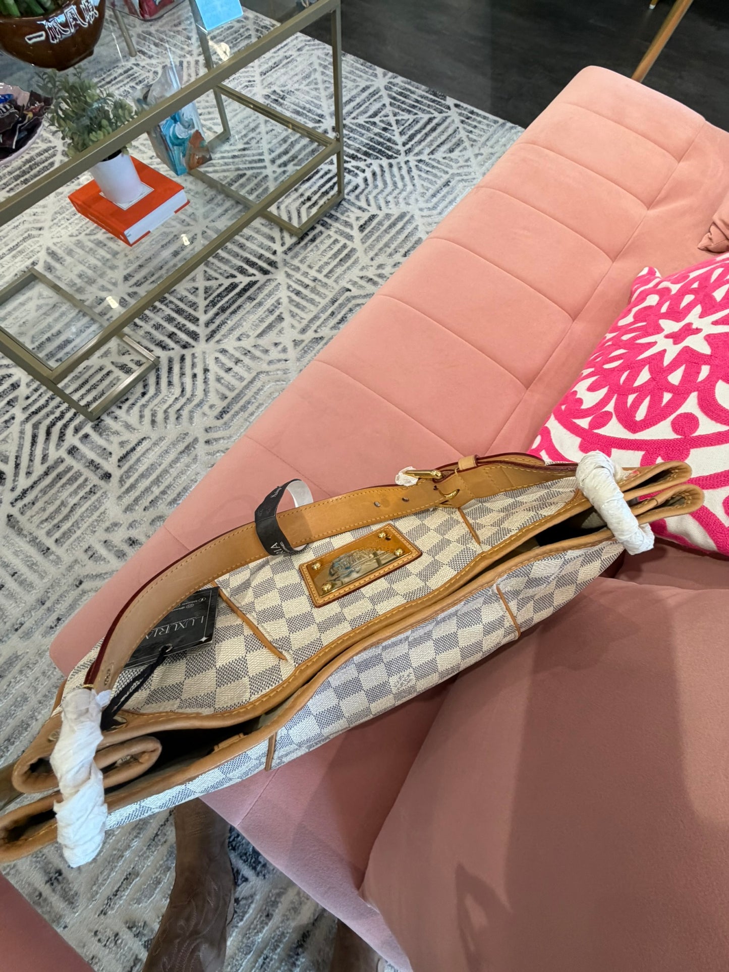 Louis Vuitton Galliera PM in Damier Azur