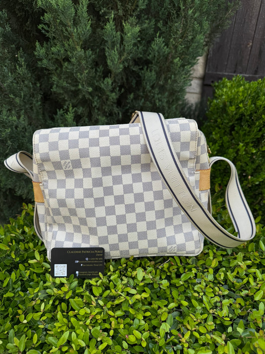 Louis Vuitton Naviglio in Damier Azur Canvas
