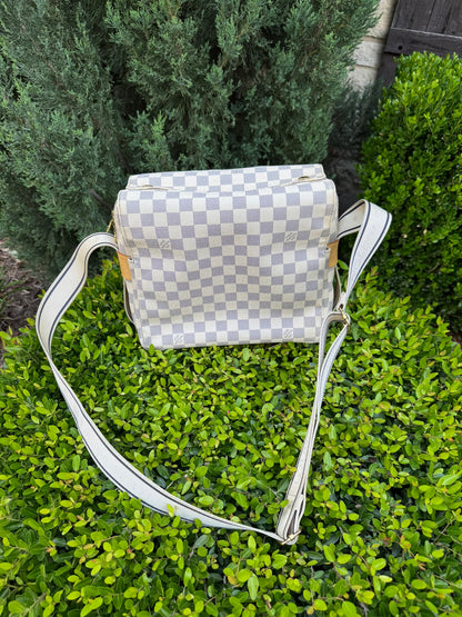 Louis Vuitton Naviglio in Damier Azur Canvas