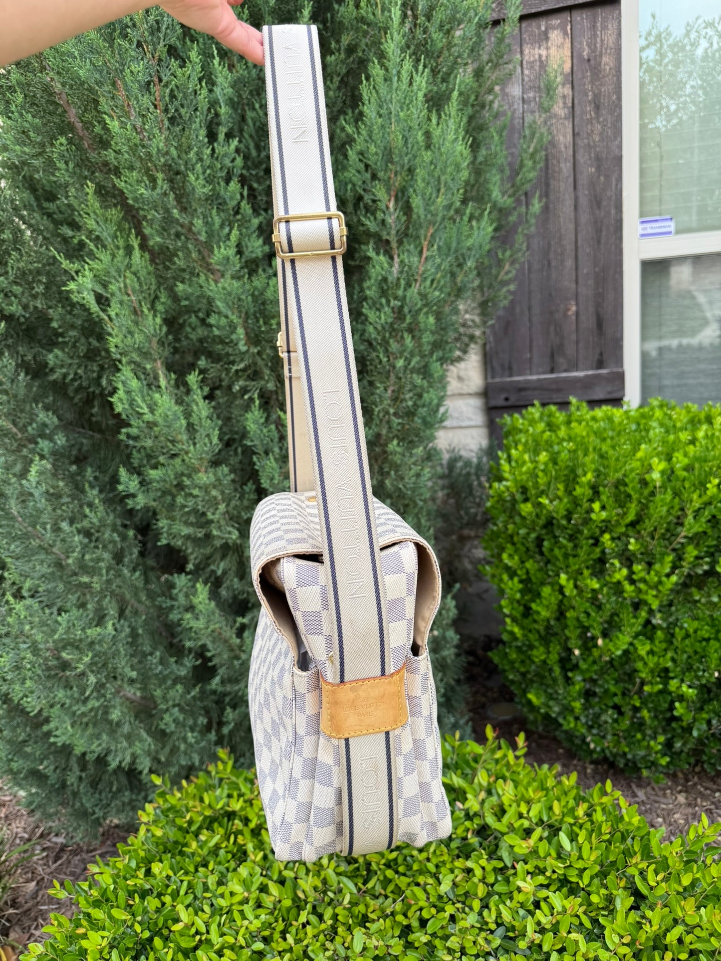 Louis Vuitton Naviglio in Damier Azur Canvas