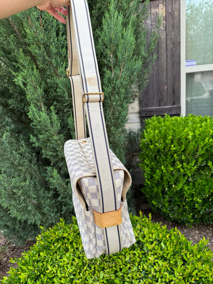 Louis Vuitton Naviglio in Damier Azur Canvas