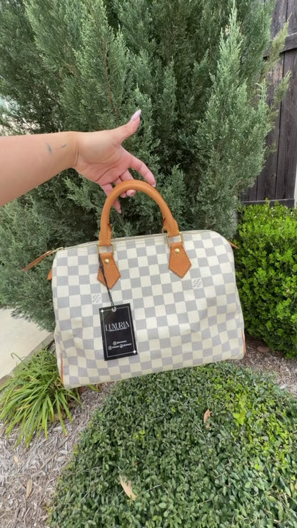 Louis Vuitton Speedy 30 in Damier Azur