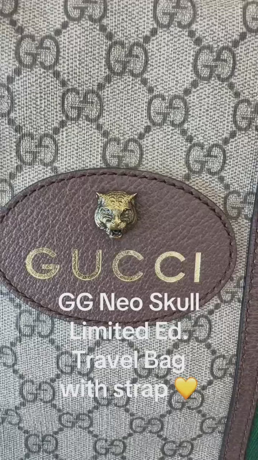 Gucci Neo Skull Duffle Bag – Yellow