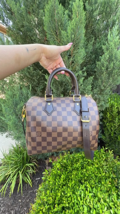 Louis Vuitton Speedy Bandoulière 25 – Damier Ebene