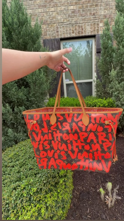 Louis Vuitton Neverfull GM – Monogram Graffiti Orange