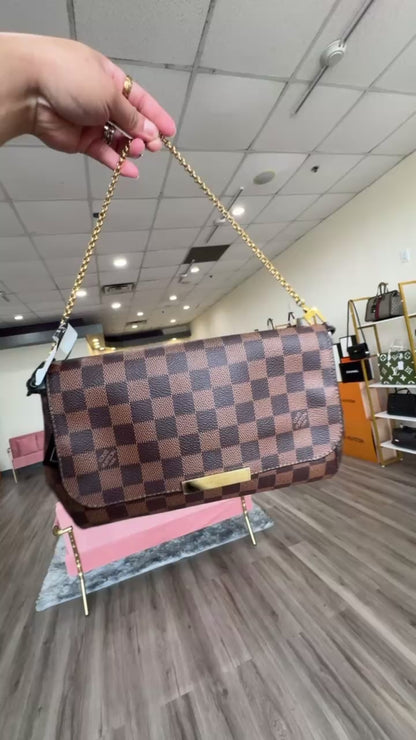 Louis Vuitton Favorite MM in Damier Ebene