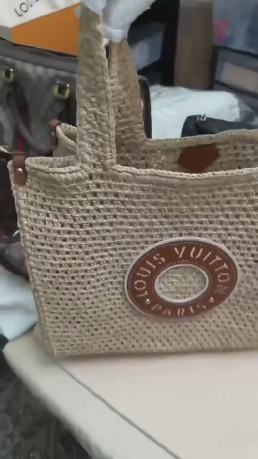 Louis Vuitton Onthego MM – By The Pool Raffia Paris