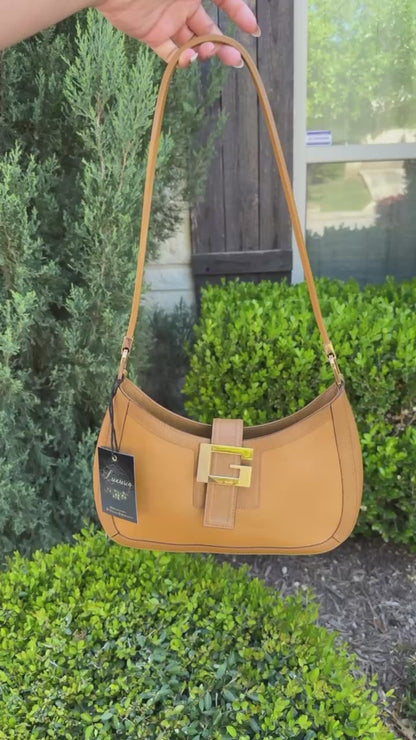 Gucci Vintage G Buckle Shoulder Bag