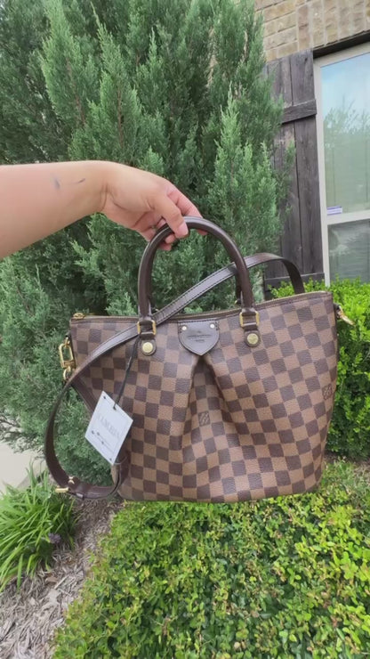Louis Vuitton Siena MM in Damier Ebene Canvas