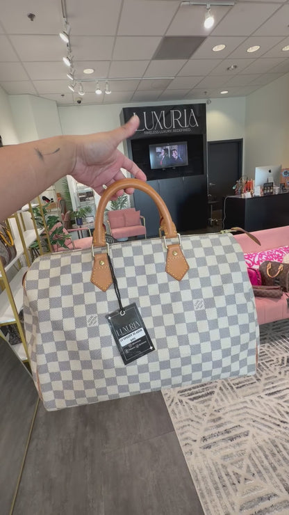 Louis Vuitton Speedy 35 – Damier Azur