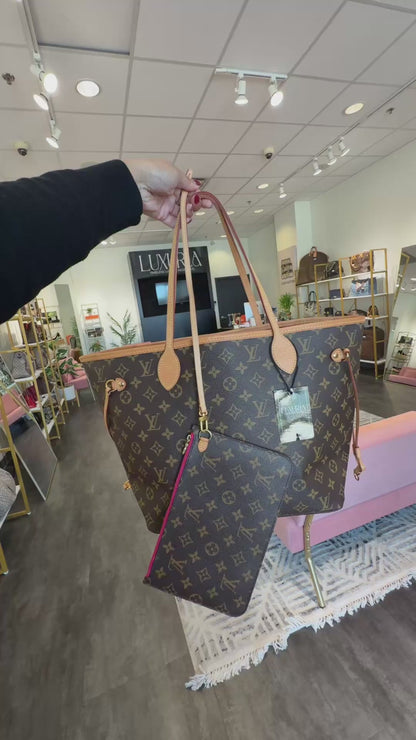 Louis Vuitton Neverfull MM – Monogram Pivoine with Pouch