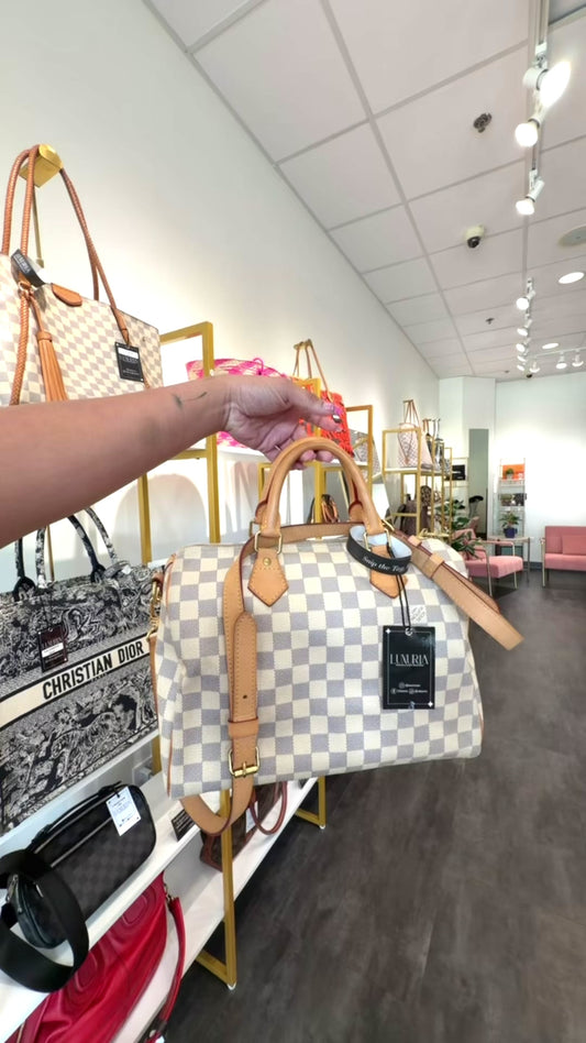 Louis Vuitton Speedy B 30 Azur