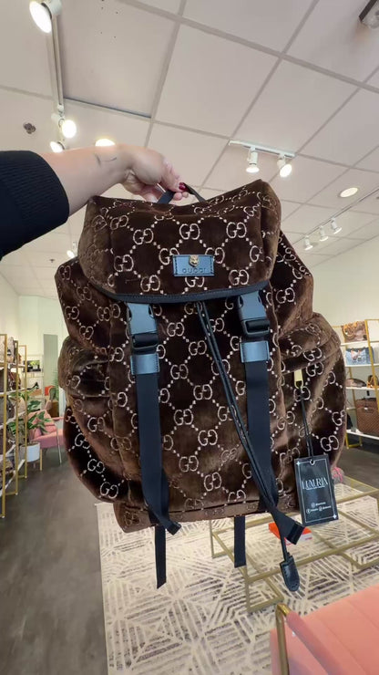 Gucci Velvet Backpack