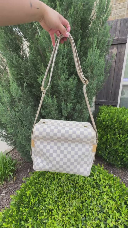 Louis Vuitton Naviglio in Damier Azur Canvas
